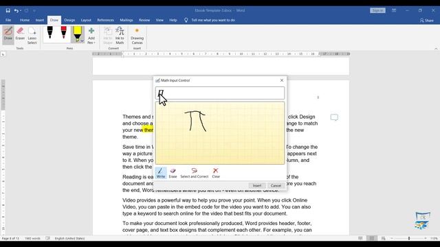 Draw Tab ( Hide Ink ) In MS Word 2019 | Microsoft Word In Hindi @SmartoVersityOfficial