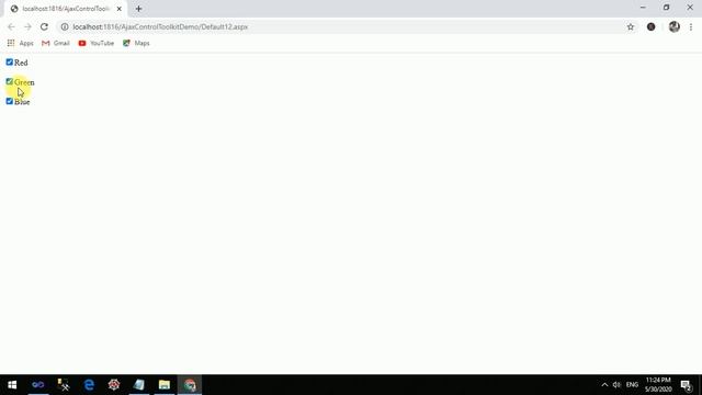 MutuallyExclusiveCheckBoxExtender in asp.net | AJAX control toolkit tutorial | ASP.Net in hindi смотреть онлайн