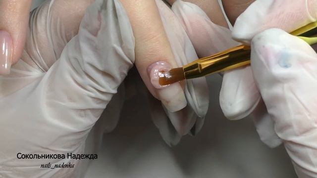 Коррекция клюющих ногтей пошагово. Дизайн ногтей сакура смотреть онлайн