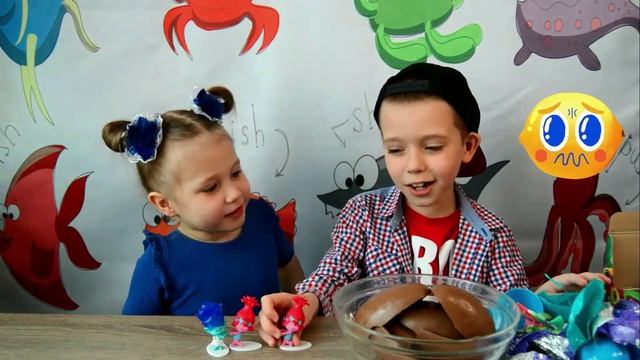 Шоколадные яйца ТРОЛЛИ распаковка XXL | 0+ смотреть онлайн