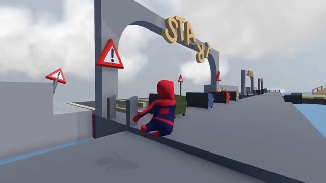 Супер гонки в Хьюман фолл флет Chik и PIxelPlay смотреть онлайн