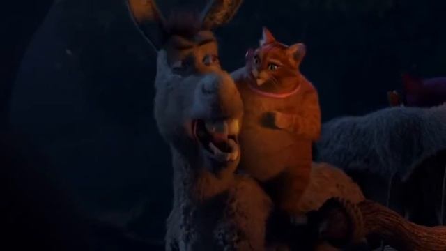 Шрек 3 - кот - ходящая котострофа, осёл - ослостолоб