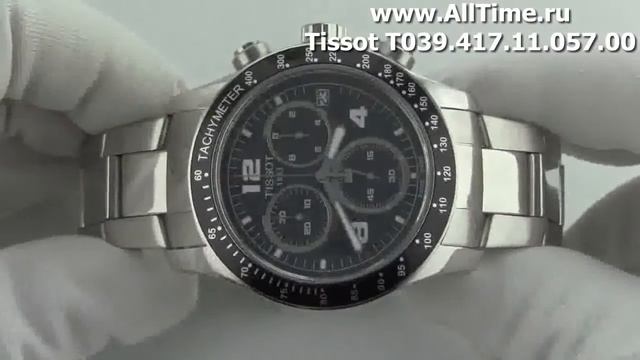 Мужские наручные швейцарские часы Tissot T039.417.11.057.00 смотреть онлайн
