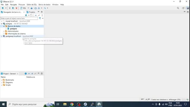 26-Criando novos usuários e echemas no PostgreSQL usando o DBeaver смотреть онлайн