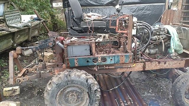 Гидравлика и рулевое управление. Как работает распределитель и гидроцилиндр из металлоприёмки смотреть онлайн