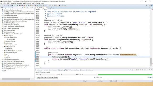 Parameterized Tests with @ArgumentsSource in JUnit 5 || @ParameterizedTest and @ArgumentsSource смотреть онлайн