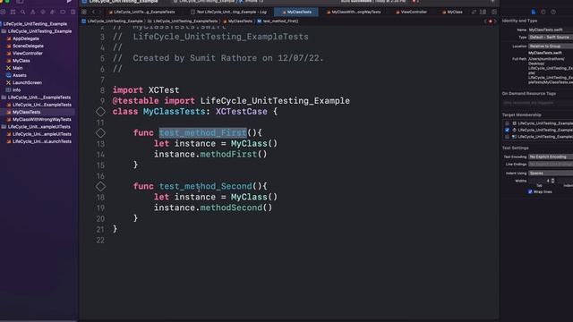How to check log file in Unit Testing Swift language? смотреть онлайн