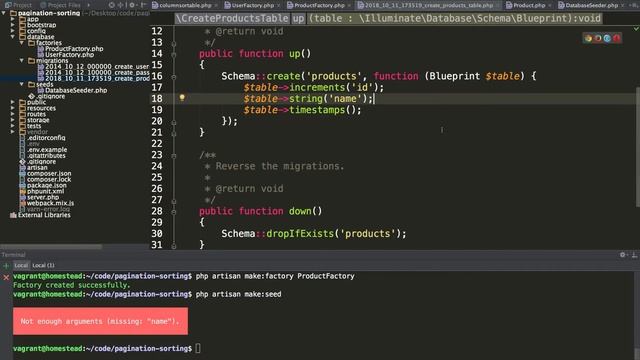 Laravel - Column Sorting With Pagination - Part 3 смотреть онлайн