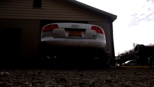 Audi a4 B7 3.2 V6 OBX Catback Exhaust Sound смотреть онлайн