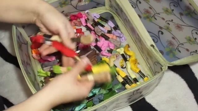 Нитки мулине или швейные нитки? смотреть онлайн