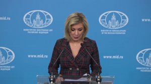 Брифинг М.Захаровой, Москва, 24 марта 2022 года