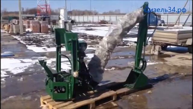 Фронтальный погрузчик и экскаваторная установка на Русич Т-224