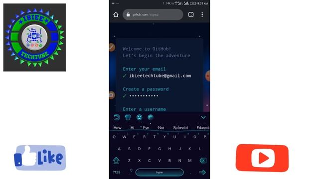 How To Create Github Account On Android #ibieetechtube
