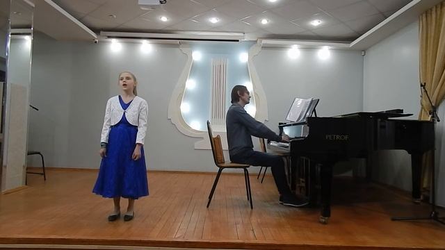 "В вечерний час" русский текст Е.Нестеренко, музыка И.С.Баха исполняет Вотинцева Вита смотреть онлайн