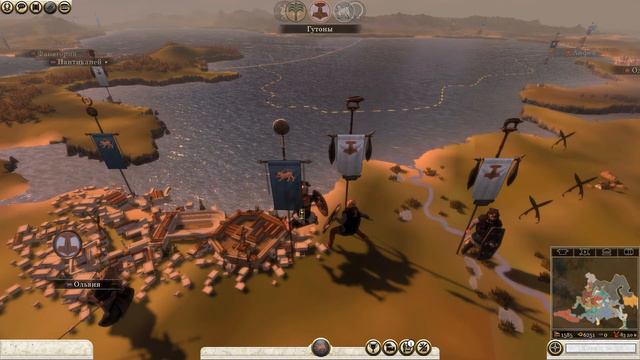 Гутоны наносят ответный удар - Киммерия legendary #10 [Total War: ROME 2] смотреть онлайн