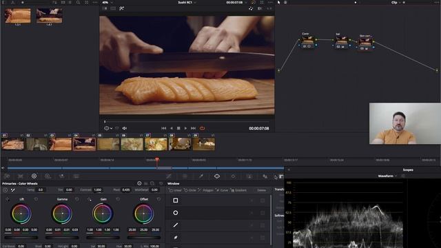 Цветокоррекция рекламного ролика в Davinci Resolve. Дмитрий Ларионов смотреть онлайн