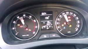 Skoda Rapid. Отключение ДХО при поднятом ручнике. Включение подсветки приборов вместе с ДХО.