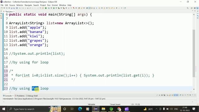 How to iterate arraylist in java || Part 1 || Shyam Sundar смотреть онлайн