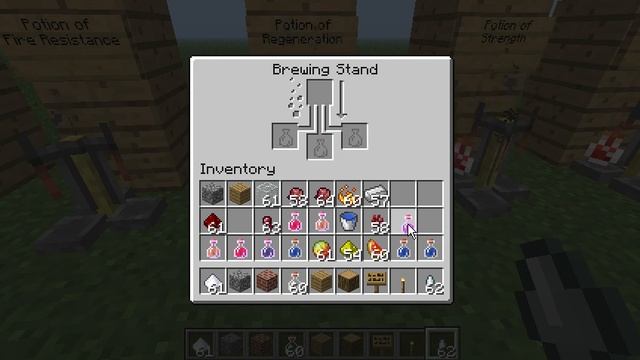 Minecraft All Potion Recipes and Ingredients смотреть онлайн