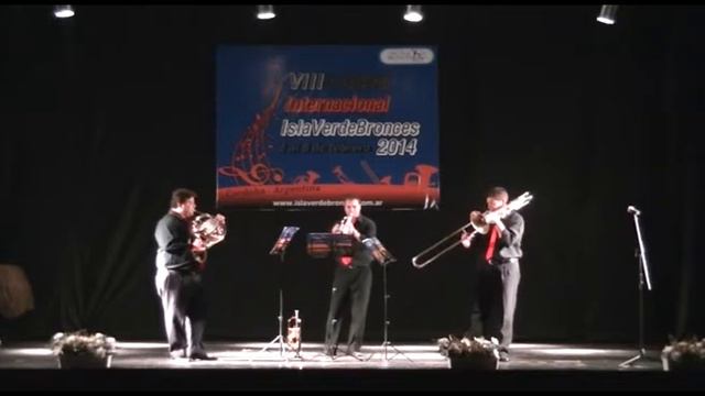 IVB 2014 - Trio Di Brass - Sonata n° 1 (Daniel Speer) смотреть онлайн