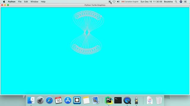 Turtle graphic design shape with Python using pycharm смотреть онлайн