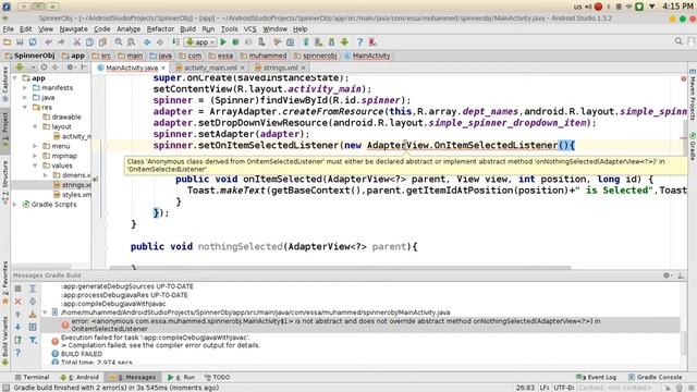 66 Android Studio Spinner смотреть онлайн