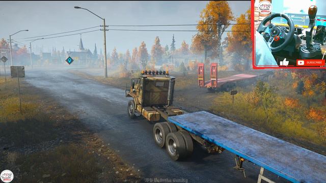 SnowRunner Part#87 Multiplayer Online Co Op Testing Mods Game Play With Steering Wheel & Shifte смотреть онлайн