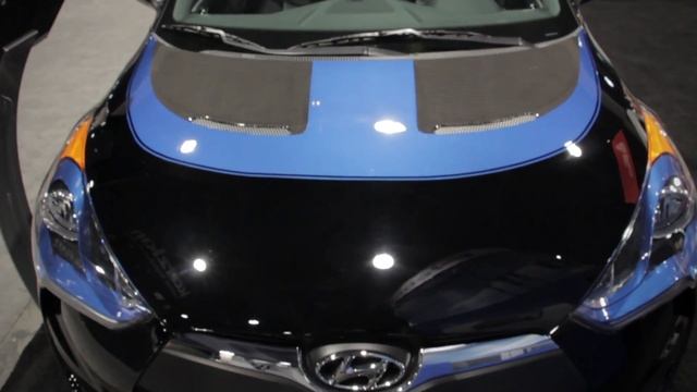 SEMA 2013 - Webasto teamed up with Baker College to build this amazing Veloster смотреть онлайн