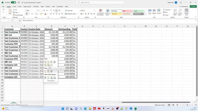 Excel tutorial - How do I copy comments to other cells? SOLVED! - Quick solution. смотреть онлайн