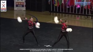 Cheerleading. Freestyle Double NON-STOP. 1 PLACE.  Чир спорт. ЧИР-ФРИСТАЙЛ-ДВОЙКА Нон-Стоп.