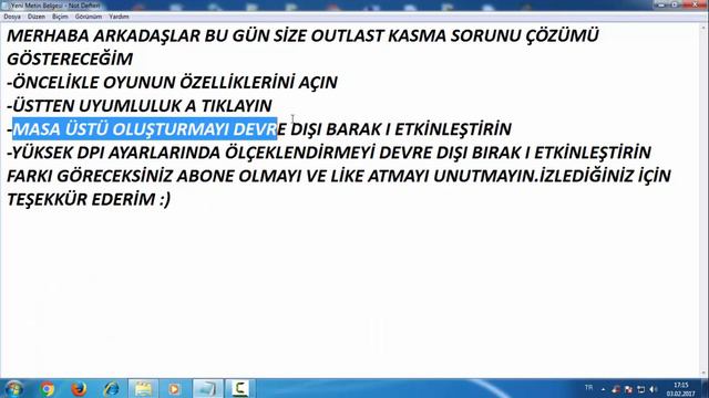 OUTLAST KASMA SORUNU ÇÖZÜMÜ!!!!! смотреть онлайн
