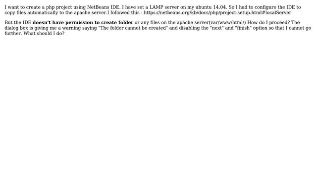 Not able to run php files on apache server using NetBeans IDE смотреть онлайн