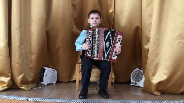 Копылов Захар, 9 лет, Блантер Катюша, баян смотреть онлайн