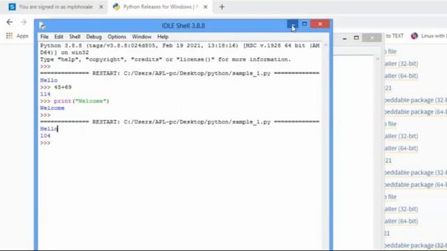 Installation of Python IDLE смотреть онлайн