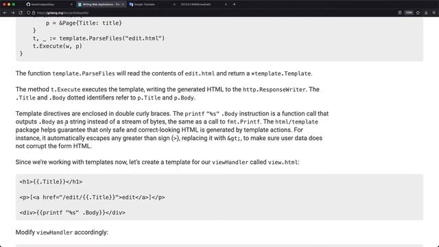 Пишем первое Web приложение на Go смотреть онлайн