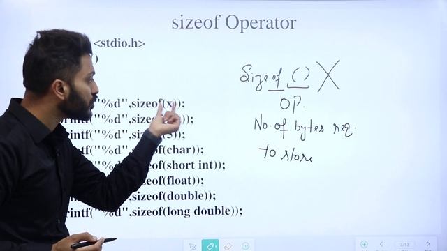 Sizeof() Operator | C Programming смотреть онлайн