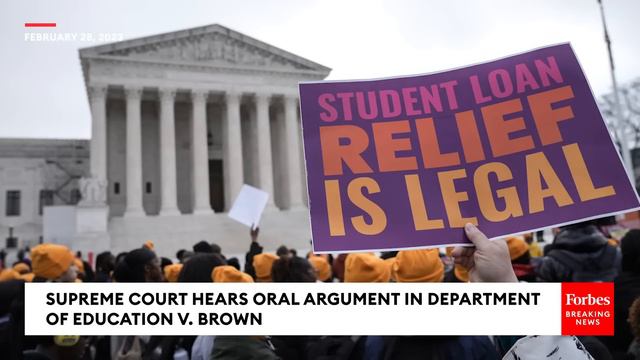 Chief Justice John Roberts Questions Biden's Lawyer Over Student Loan Forgiveness Plan смотреть онлайн