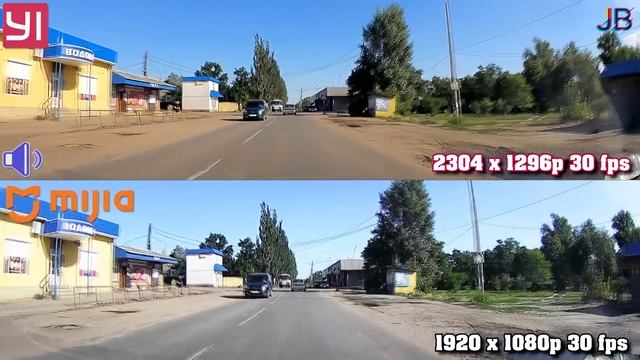 Регистраторы Xiaomi YI и Xiaomi Mijia - сравнение | dash cam test смотреть онлайн