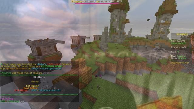 САМЫЙ ЧИТЕРСКИЙ ВИД СТРОИТЕЛЬСТВА В МАЙНКРАФТЕ 6 Блоков в секунду | Hypixel Skywars смотреть онлайн