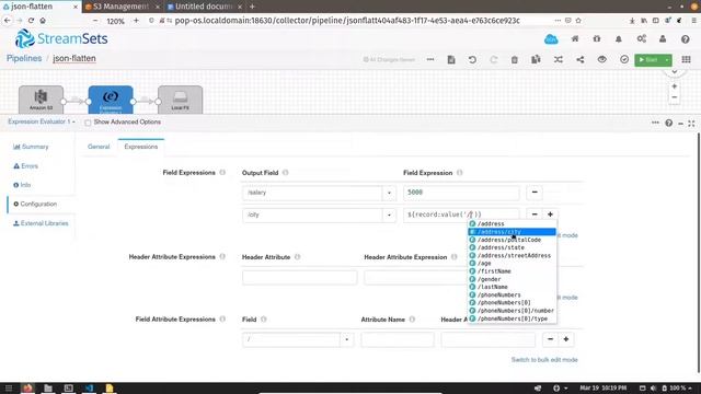Streamsets tutorial : working with expression evaluator in Streamsets смотреть онлайн