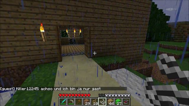 Minecraft let's play #124 Ver. 1.6.6 Besuch bei Killer12245 смотреть онлайн