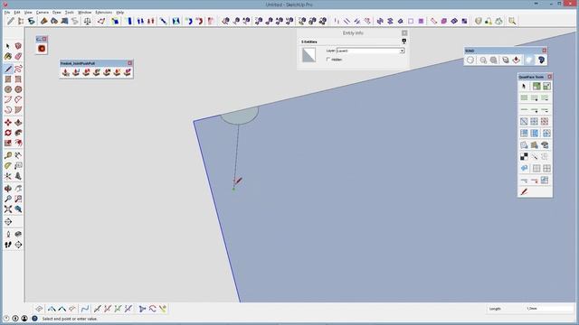 Curtains modeling in SketchUp and SUbD смотреть онлайн