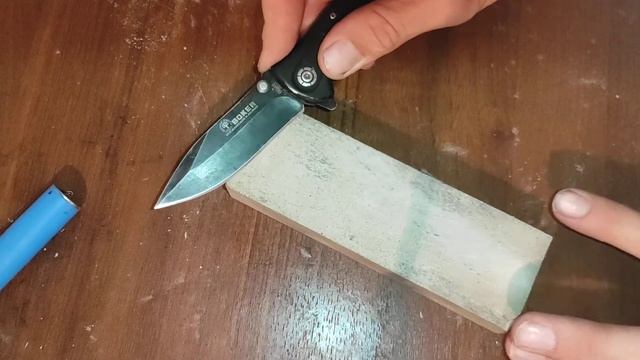 Как правильно заточить нож на бруске вручную смотреть онлайн