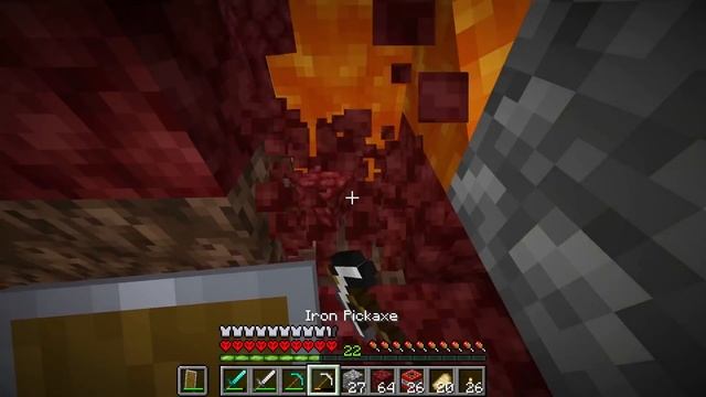 I Made a Full NETHERITE Armor in Minecraft Hardcore #10 смотреть онлайн