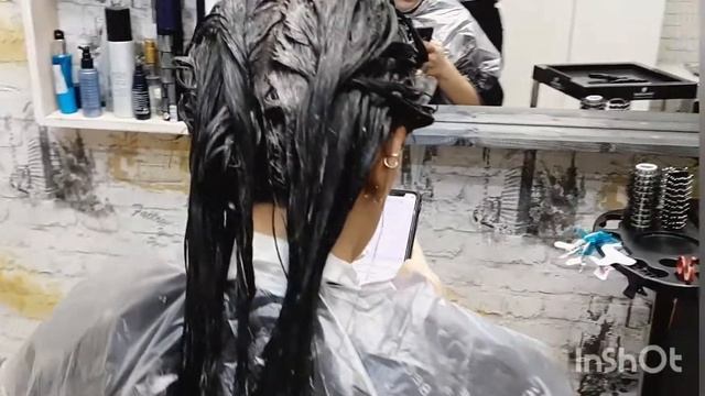 Салон красоты "Снайпер" на Комендантском. Санкт-Петербург. Окрашивание в один тон. смотреть онлайн