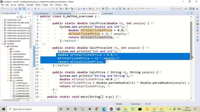 Java Basics OOP1: Method Overload смотреть онлайн