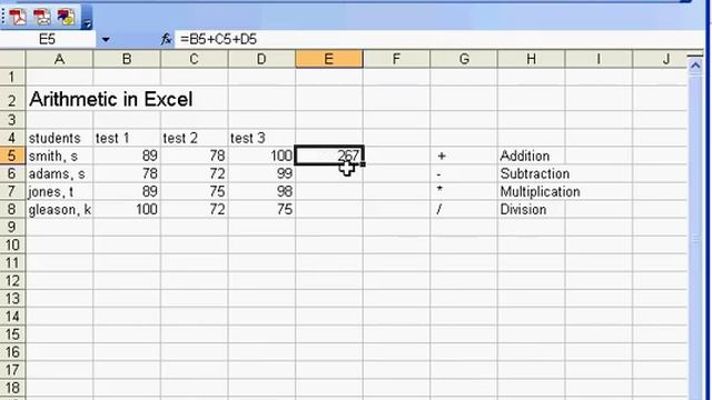 Basic Math in Excel смотреть онлайн