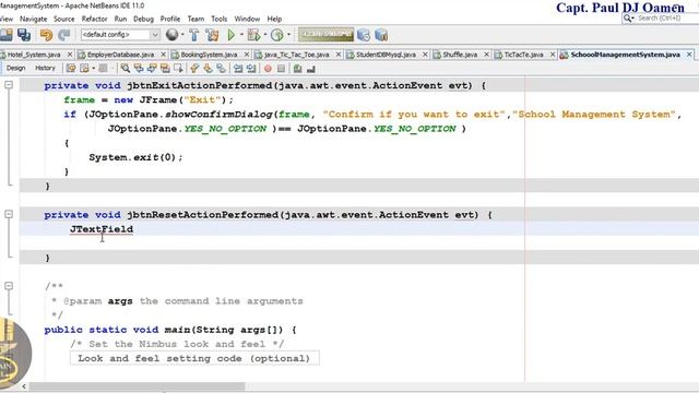 How to Create School Management System with MySQL Database in Java NetBeans - Part 2 of 4 смотреть онлайн