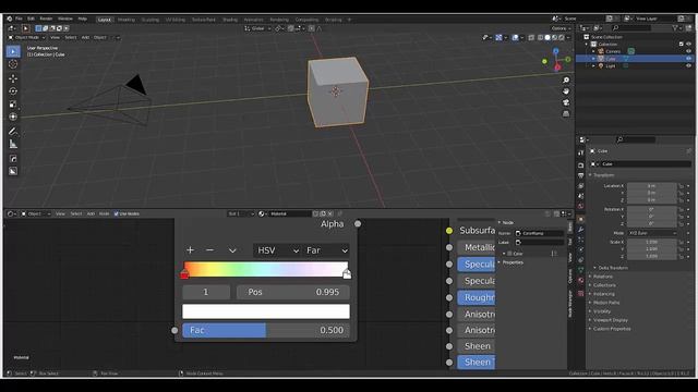 How to get the Full color spectrum in color ramp in blender смотреть онлайн