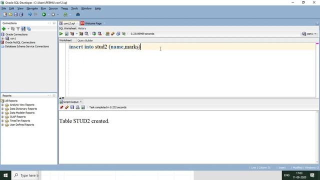 Applying default constraint in SQL смотреть онлайн